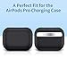 ESR Protective Silicone Cover for AirPods 2019 Case, Hingeless, Slim-Fit, Visible Front LED, Shock & Scratch-Resistant Ultra-Thin Case Skin for AirPods 2019 Charging Case (Black)