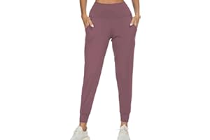 Rrosseyz Women Lightweight Joggers Pants with Pockets, Quick Dry Athletic Workout Soft Pant for Gym Running