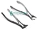 2 Pcs Dental Extracting Forceps 150 & 151 Upper Lower Molars Incisors Surgical Instruments