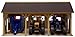 Kids Globe Wooden Farm Shed for 3 Tractors (Scale 1:16)