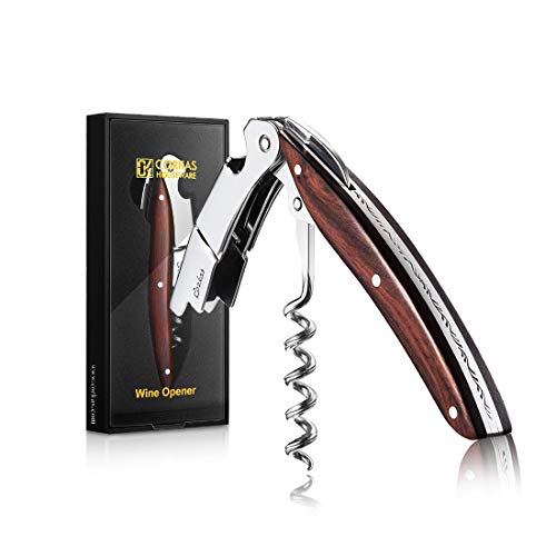 Waiters Corkscrew Wine Opener, CORKAS Professional Allinone Wine