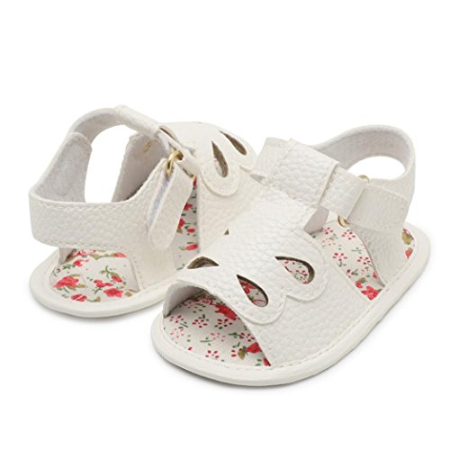 Orangeskycn Little Girls Sandals,Infant Baby Crib Shoes Soft Sole Anti-Slip Hollow Sandals