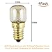 CTKcom 15W E14 Base 4173175 Oven Light Bulbs(6 Pack)- Microwave Light Bulbs 120V Heat Resistant Bulbs 300'C,Warm White Incandescent Light Bulb 360° Beam Angle,110-130V,6 Pcs