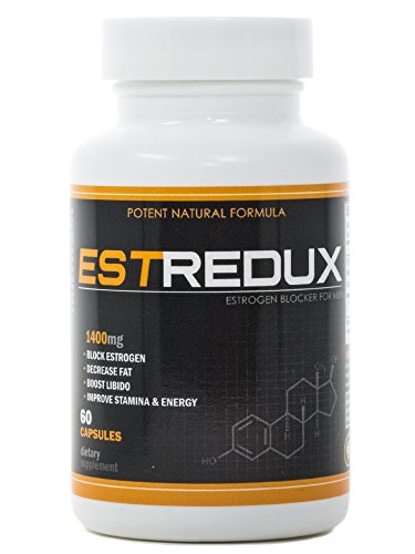 VH Nutrition Estredux Estrogen Blocker for Men | Aromatase Inhibitor and Anti Estrogen - 30 Day Supply - 60 Capsules VH Nutrition Estredux Estrogen Blocker for Men | Aromatase Inhibitor and Anti Estrogen - 30 Day Supply - 60 Capsules