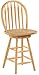 Wagner Arrow-Back Counter Stool with Swivel Seat