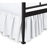 Ruffled Bed Skirt Split Corners Ultrasoft Poly Cotton/Microfiber Upto 24