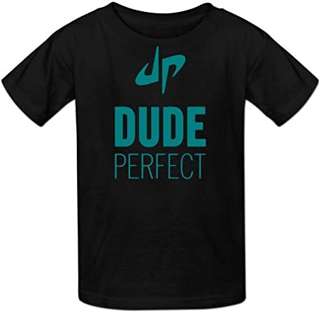 Dude Perfect Logo 3 Boys T Shirt by Yjia S Black
