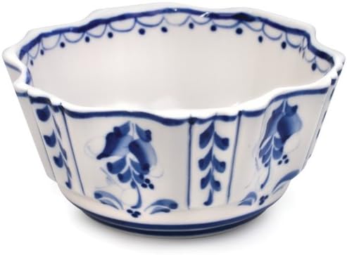 Alevtina Gzhel Porcelain Salad Bowl (Medium)
