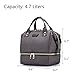 HaloVa Diaper Bag, Mini Mommy Maternity Baby Nappy Backpack, Dark Grey
