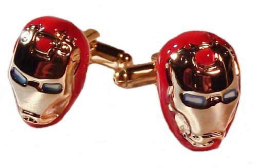 Marvel's Iron Man Metal Cufflinks With Enamel Finish