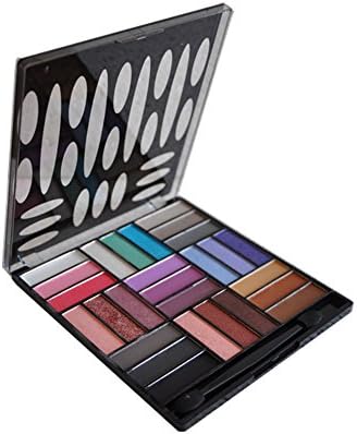 Bohonan 27 Colors Sequins Eyeshadow Palette Insanely Pigments Shiny Glitter Luster Make Up Palettes Long Lasting Waterproof for Womens and Girls