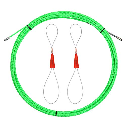 SWANLAKE 40FT Fish Tape Wire Puller Through Wall, Electrical Fish Tape Pull Push Kit - Thumbnail 7