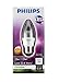 Philips 421024 3-watt to 3.5-watt Dimmable B12 LED Decorative Candle 2700K Medium Base Light Bulb, Soft White
