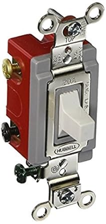 Hubbell Hbl1385w Toggle Single Pole Double Throw Center Off