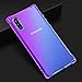 UCC Designed for Samsung Galaxy Note 10 Case,Galaxy Note 10 5G Case,Clear Reinforced Corners TPU Bumper and Gradient Color Cover for Samsung Galaxy Note 10 Phone (Purple / Blue)
