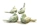 Small Bird Figurines, Blue/Green, set of 4