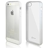 iPhone 5 Case, JETech® Apple iPhone 5/5S Case Bumper Shock-Absorption Bumper and Anti-Scratch Clear Back for iPhone 5/5S (White)