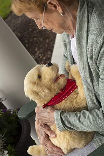 Joy for All Robotic Sitting Golden Dog - Stuffed Animal Therapy for People with Memory Loss from Aging and Caregivers - Thumbnail 5