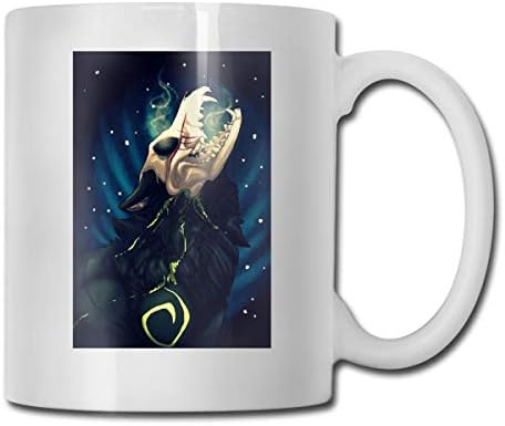 Amazon Co Jp マグカップ 狼 パターン コーヒーカップ セラミック