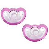 JollyPop Pacifiers PREEMIE PREMATURE BABY'S Size Pink Natural Scent, 2 Count