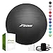 Trideer Yoga Ball Exercise Ball, 5 Sizes Ball Chair, Heavy Duty Swiss Ball for Balance, Stability, Pregnancy and Physical Therapy, Quick Pump Included