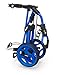 Rovic Model RV3J Junior | Youth 3-Wheel Golf Push Cart (Blue)