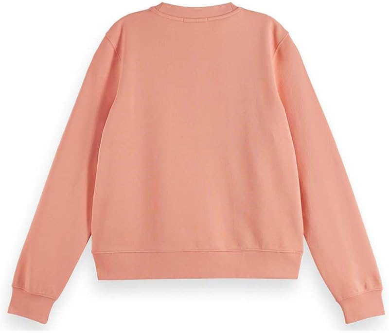 Chest Artwork Fitted Sweatshirt, Donna, Peach Pink, XS