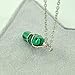 Hand Wired Treated Malachite Point Stone Chakra Healing Pendant Necklace