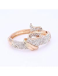 Juego de joyería para mujer   Juego de joyería de boda para novias   chapado en oro de 18 quilates   plata   Juego de collar de fiesta de graduación