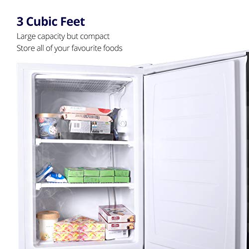 Northair Upright Freezer 3.0 Cu Ft with Shelves Reversible Door