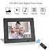 8 Inch Digital Photo Frame 1024X768 IPS Screen with Motion Sensor& Remote Control,Automatic Rotation/ 1080P Video Player/Calendar/Clock/Background Music for Photos/ MP3thumb 1