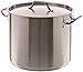 32 Qt Stainless Steel Stock Pot w/Cover