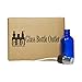 (12 Pack) 2 oz. Cobalt Blue Boston Round with Black Fine-Mist Sprayer (.1 ml) (20/400)