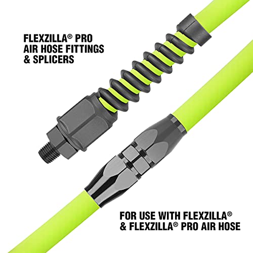Flexzilla Pro Air Hose Reusable Fitting with Ball Swivel, 1/4 in