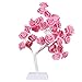 Bolylight Light Up Rose Tree 32 LED Night Light Rose Lamp Artificial Tabletop Tree for Home Decoration Wedding Christmas Pink