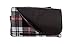 Imperial Home Soft Waterproof Picnic Blanket – Folding Travel Blanket with Carry Strap – Beach Blanket or Picnic Mat (Black, White, Red)