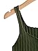 SweatyRocks Women's Sleeveless Vest Button Front Crop Tank Top Ribbed Knit Belly Shirt Army Green One Size