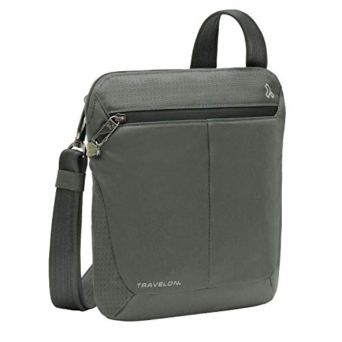 Travelon AntiTheft Active Small Crossbody, Charcoal Pricepulse