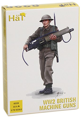 HaT WWII British Machine Guns - 1:72 Plastic Soldier Kit
