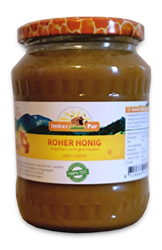Roher Honig Von Imkerpur 250 G Ungefiltert Nicht Geschleudert Oder Erhitzt Enthalt Blutenpollen Bienenwachs Propolis Bienenbrot Und Gelee Royal Amazon De Lebensmittel Getranke