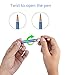 Ubabe Ballpoint Pens, 5 PCS Refillable Floral Ball Pen 0.7mm Black Ink Blue/Rainbow/Purple/Rose Gold Pens for Office Desk Accessories …