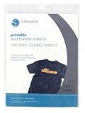 Silhouette Heat-Print-DK Printable Heat Transfer Material for Dark Fabrics
