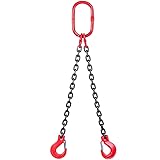 SOUJOY Lifting Chain Sling, 5/16 Inch x 5 Ft Double