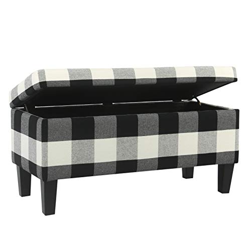 2 Meadow+Decorative+Black+Plaid+Storage