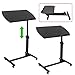F2C Portable Adjustable Height 360° Swivel Laptop Desk PC Computer Mobile Notebook Laptop Stand Rolling Table Desk Cart Tiltable with Wheels Casters& Mouse Pad Table (360° Swivel Rolling-Black)thumb 3