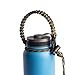 Wide Mouth Beer Growler Paracord Survival Strap Handle - Fits Klear, Hydro Flask & Most Wide Mouth Stainless Steel Water Bottles- Camping, Hiking, Sports & Outdoor Water Bottle Carrier (Green Camo)
