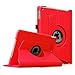 Fintie iPad Mini 3/2 / 1 Case - 360 Rotating Stand, Auto Sleep/Wake - Red