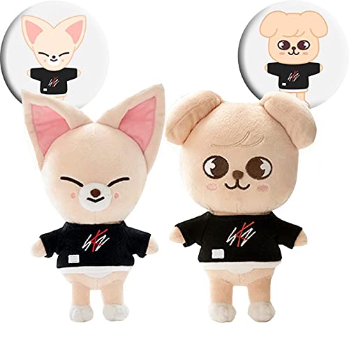 2Pcs Skzoo Plushie Toys, 8.2'' Cute Puppym Skzoo Foxi.ny Doll with