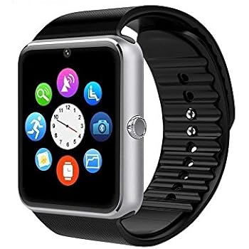 Smartwatch GT08 Bluetooth Smart Watch, Touch Screen Smartwatch Phone with SIM Card Slot Camera Pedometer Sport Tracker for Android Smartphones ...