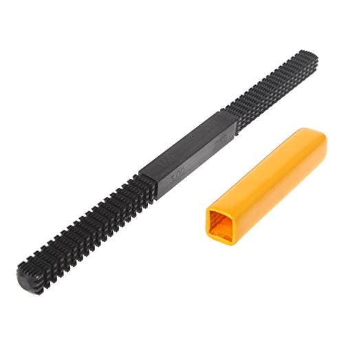 Thread Restorer File, Metric 0.75mm/1.0mm/1.25mm/1.5mm/1.75mm/2.0mm/2.5mm/3.0mm 8-in-1 Thread Repair Tool, Steel Thread Repair File for Studs, Bolts, Screws, Fittings